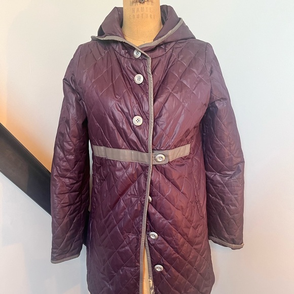 Titika rain jacket - plum - Picture 1 of 3